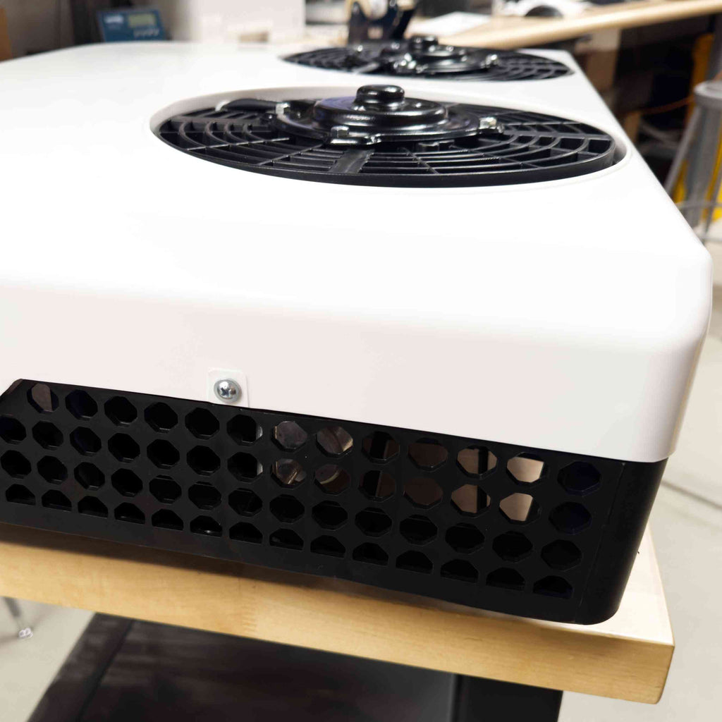 48V rooftop air conditioner unit with 9000BTU cooling capacity and 48V rated voltage