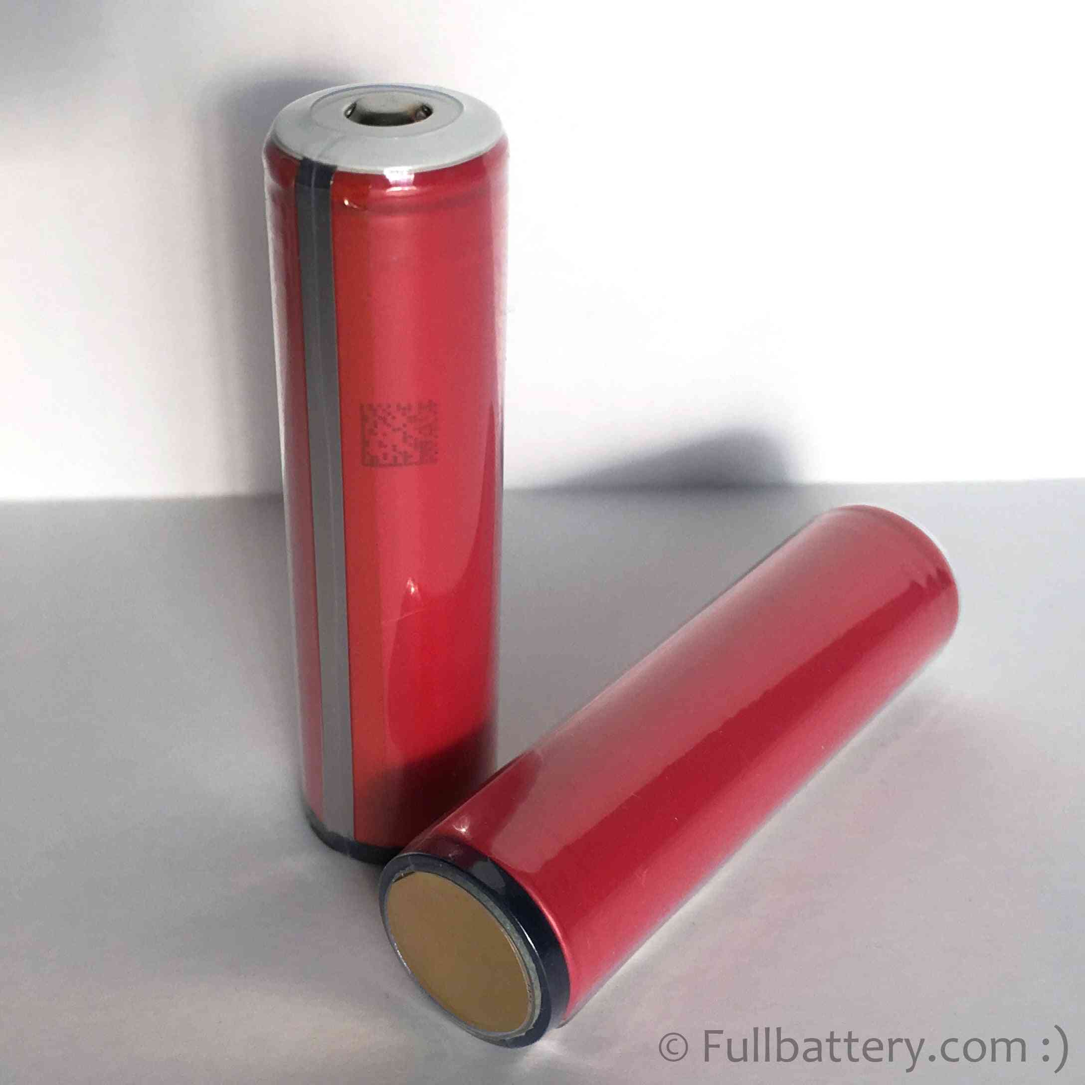 NCR18650GA Protected Button Top 18650 lithium cell; 5A, 3500 mAh