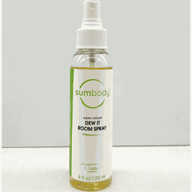 Milky Rich Dew-It Room Spray bottle with natural ingredients for odor elimination