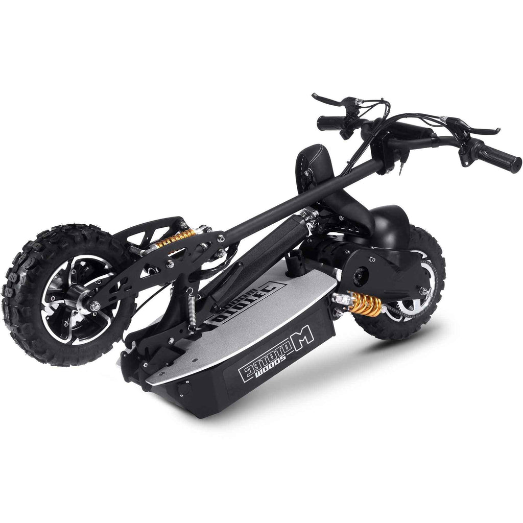 48V 2000W foldable stand up scooter with detachable seat and large knobby tires