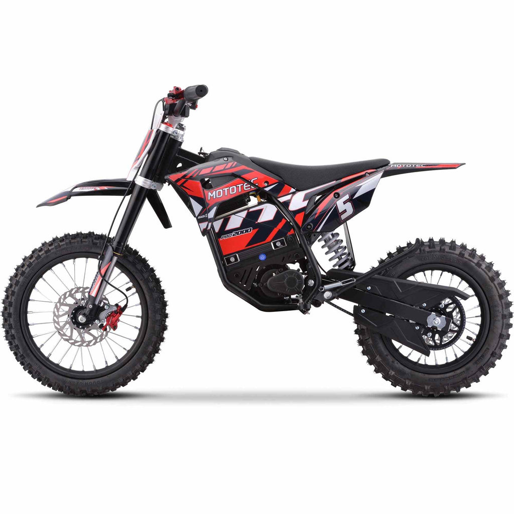 60V 2 kW Lithium Electric Dirt Bike (2,000 Watts)