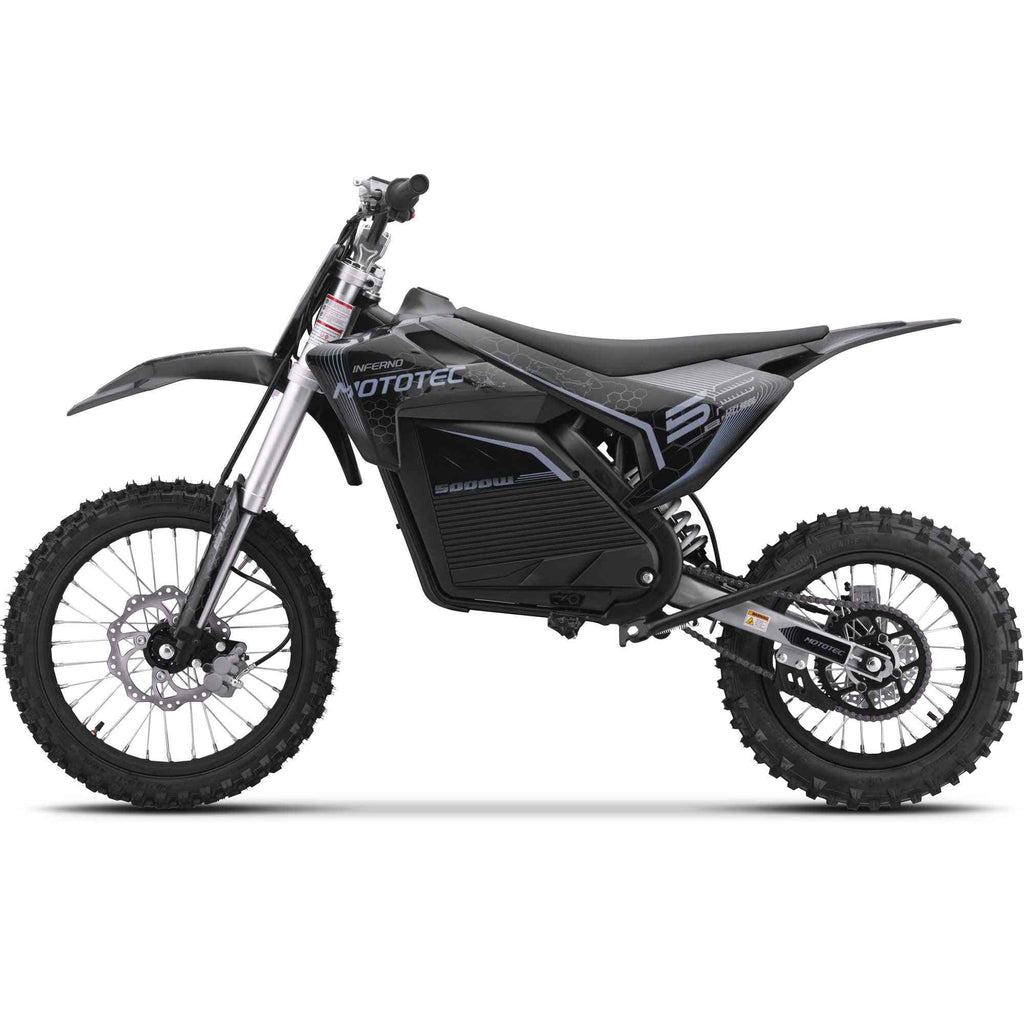 72V 5 kW Electric Dirt Bike (5,000 Watts)