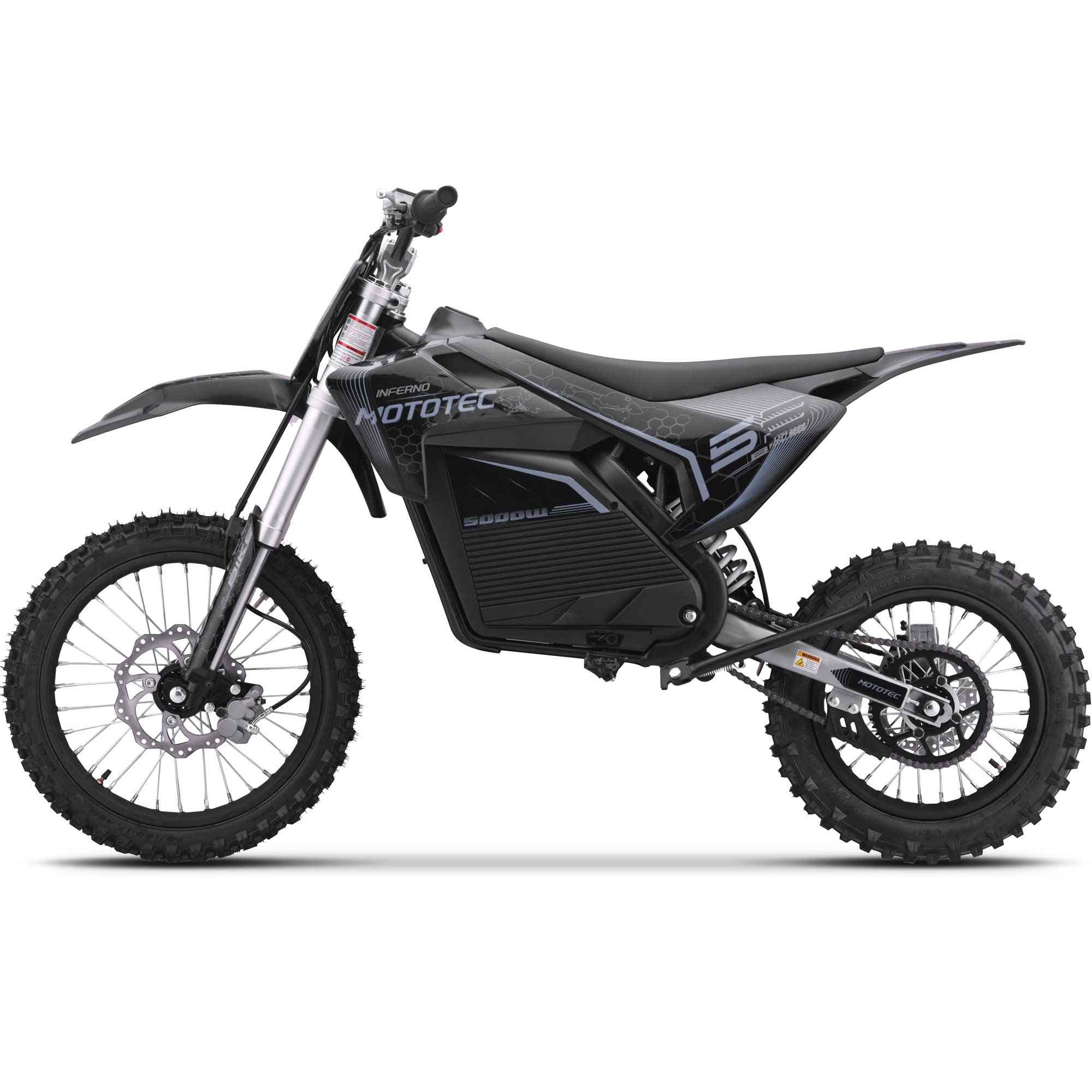 72V 5 kW Electric Dirt Bike (5,000 Watts)