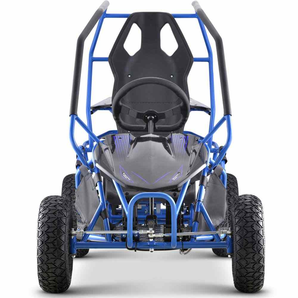 36V 1.0 kW lead acid electric go kart for kids with safety features and adjustable speeds