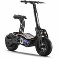 48V 1600W foldable transporter electric scooter with bamboo deck and adjustable handlebars