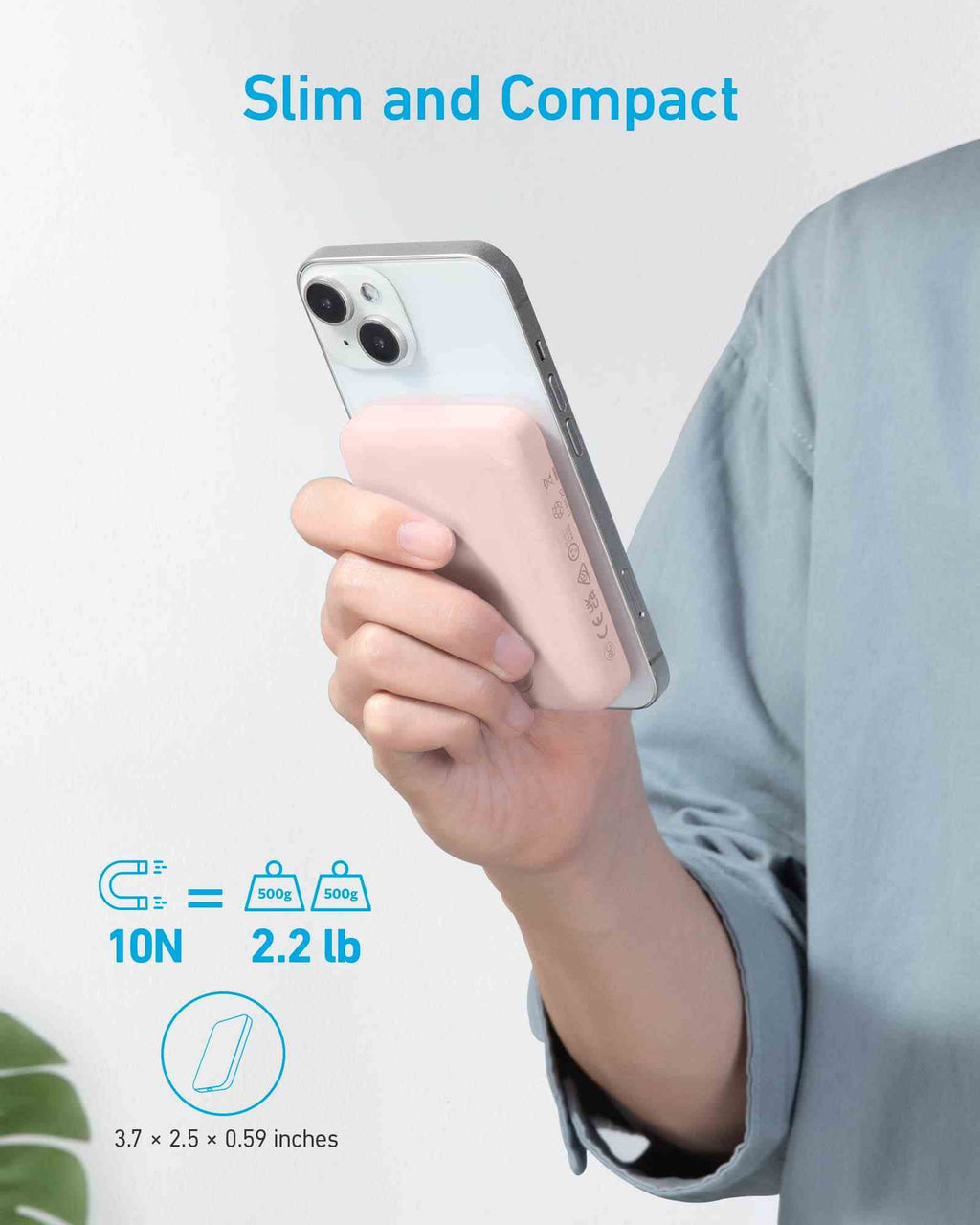 Anker <b>321</b> MagGo Battery (PowerCore Magnetic 5K)