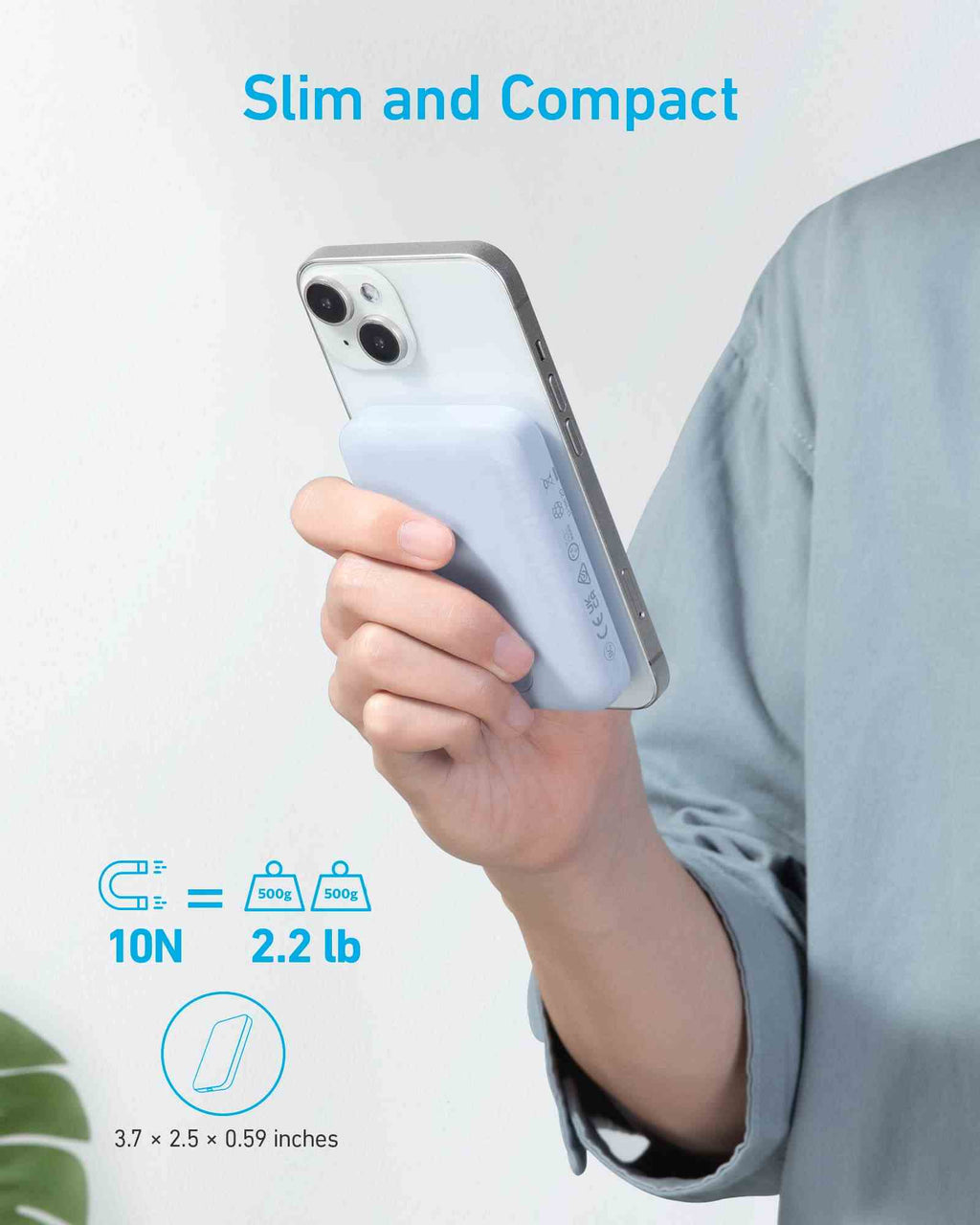 Anker <b>321</b> MagGo Battery (PowerCore Magnetic 5K)