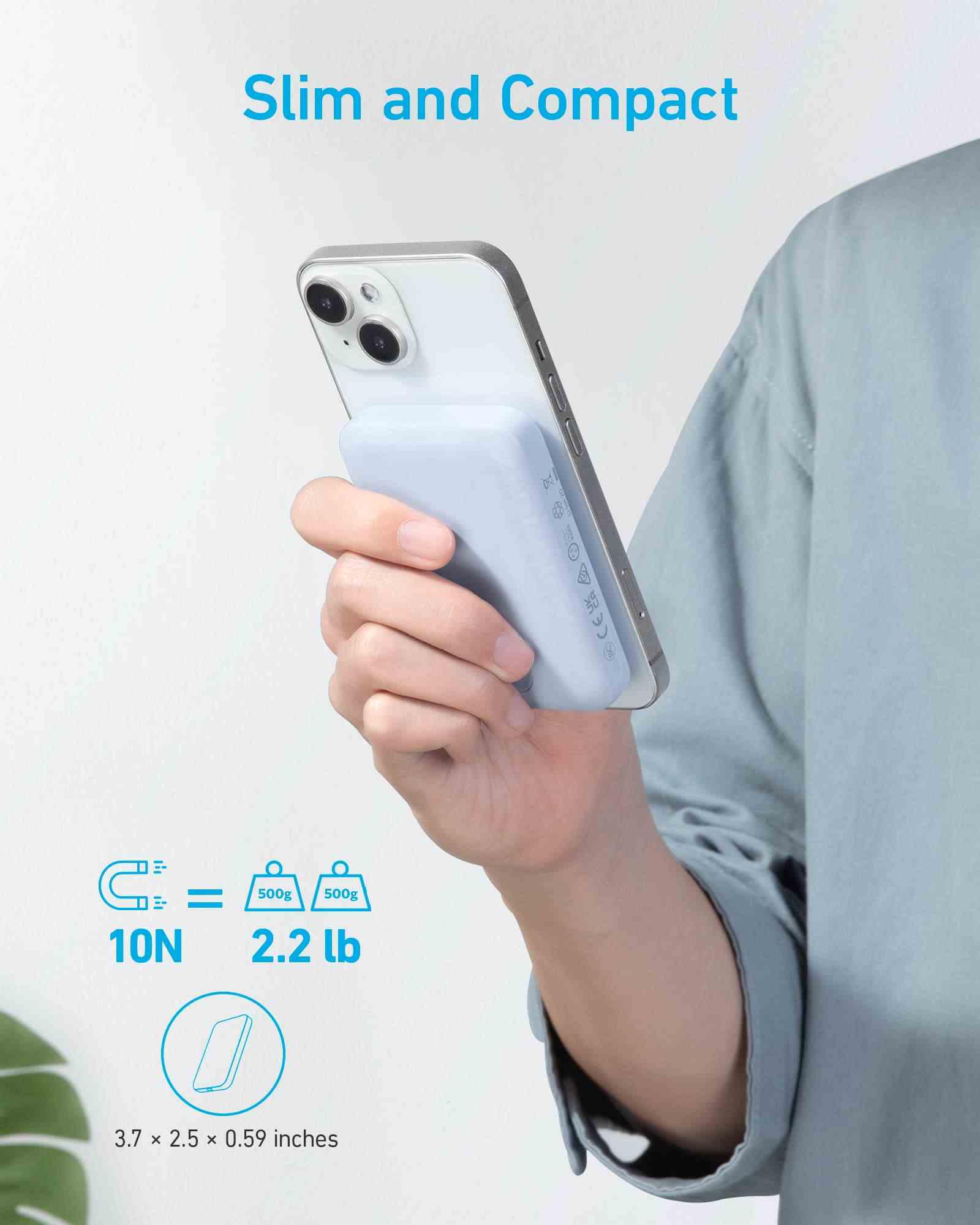 Anker <b>321</b> MagGo Battery (PowerCore Magnetic 5K)