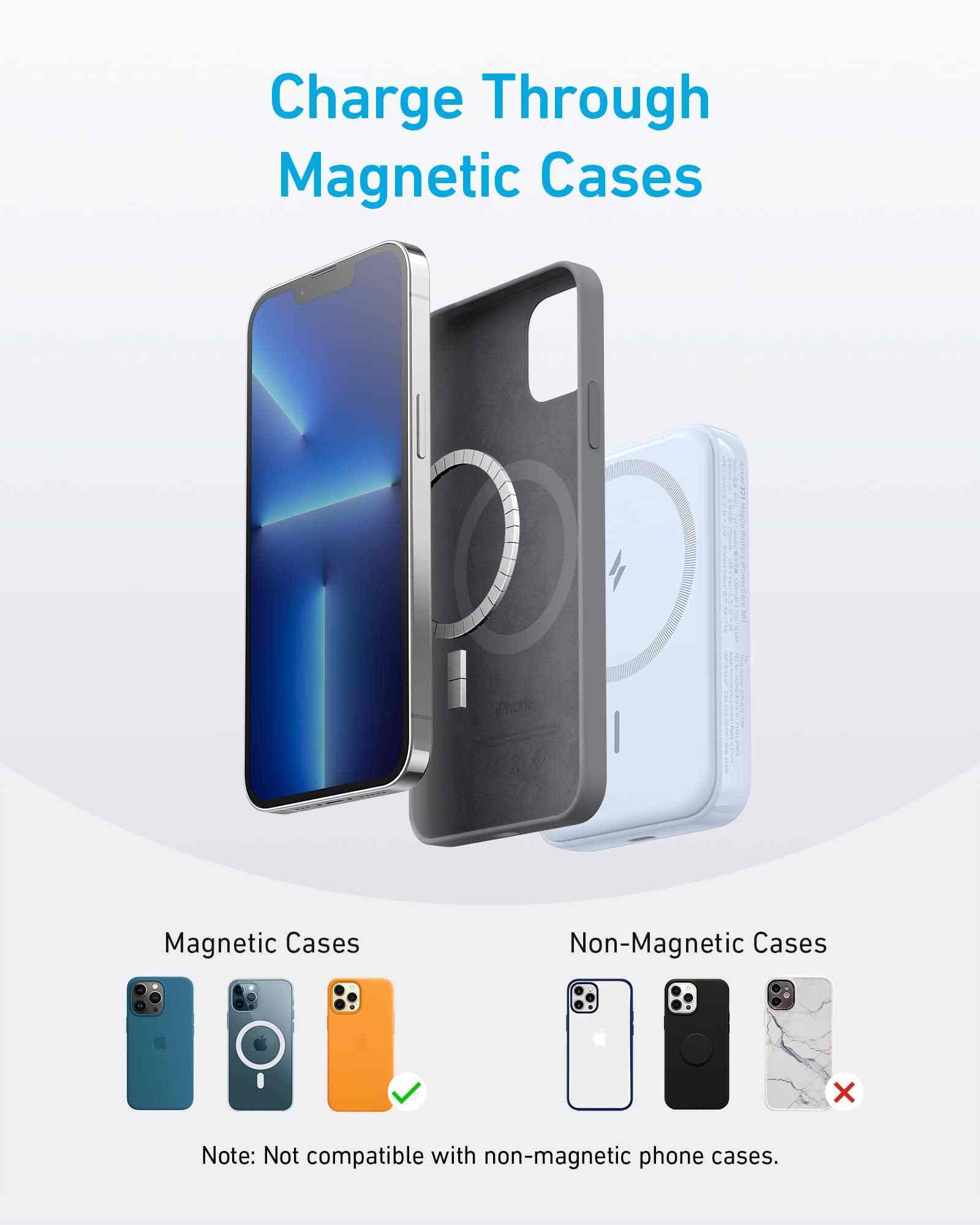 Anker <b>321</b> MagGo Battery (PowerCore Magnetic 5K)