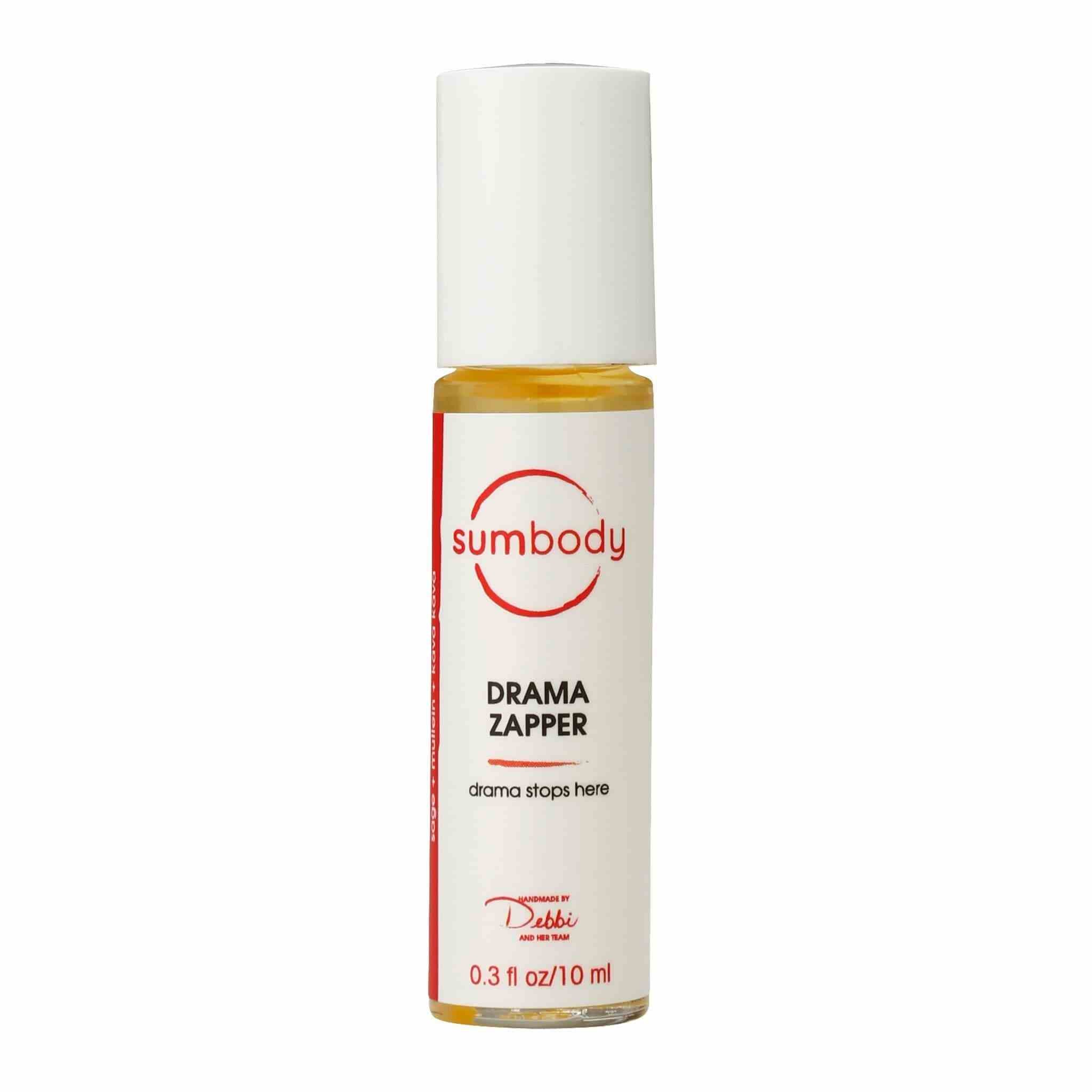 Drama Zapper mini bottle with botanical skincare ingredients for a drama-free day