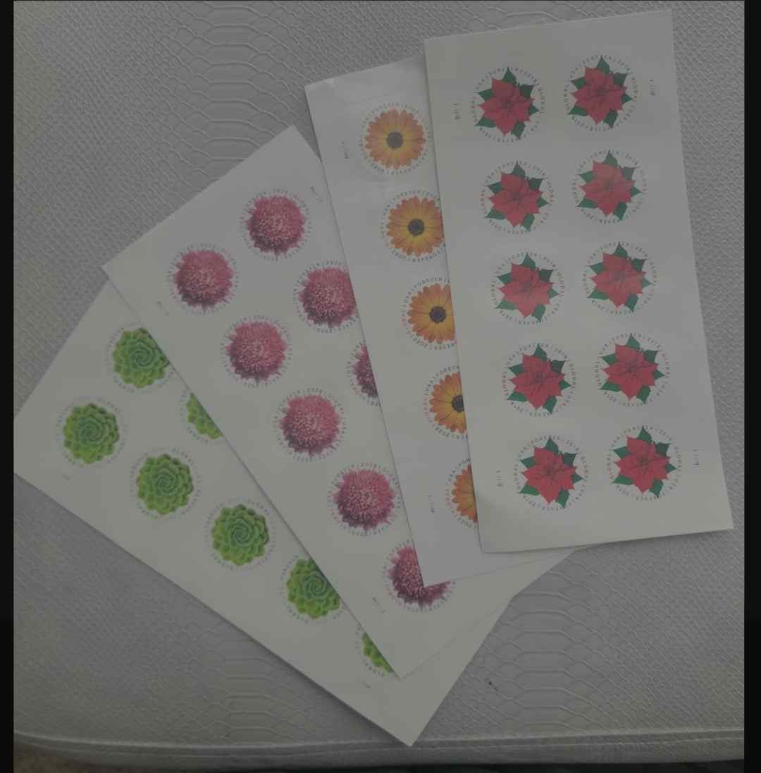 USA Global International Forever Stamps pane of 10 random styles