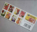 Botanical Art Garden collectible US mailing stamps booklet of 20
