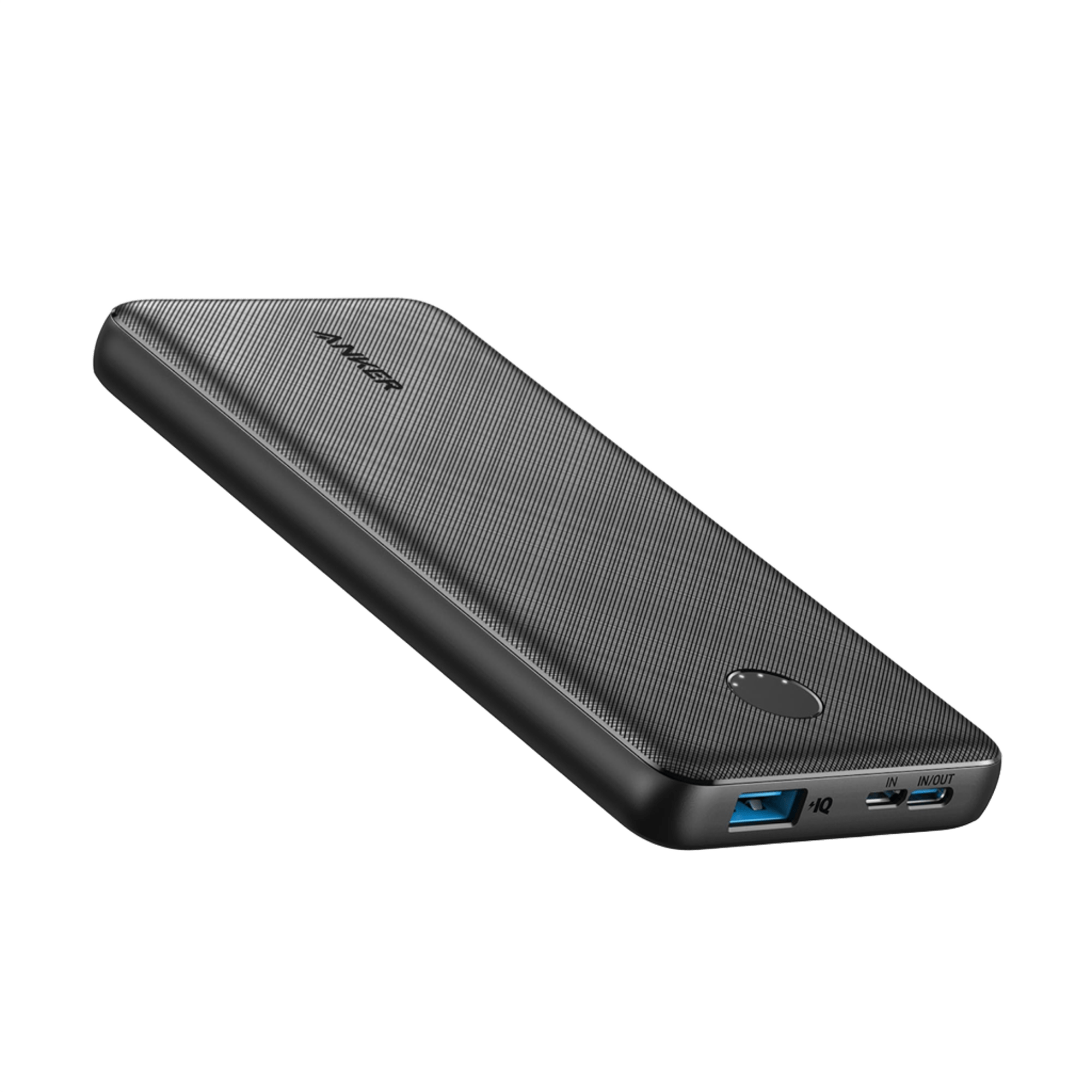 Anker 313 Power Bank PowerCore 10K slim portable charger with 10000mAh capacity and multi-protect safety system