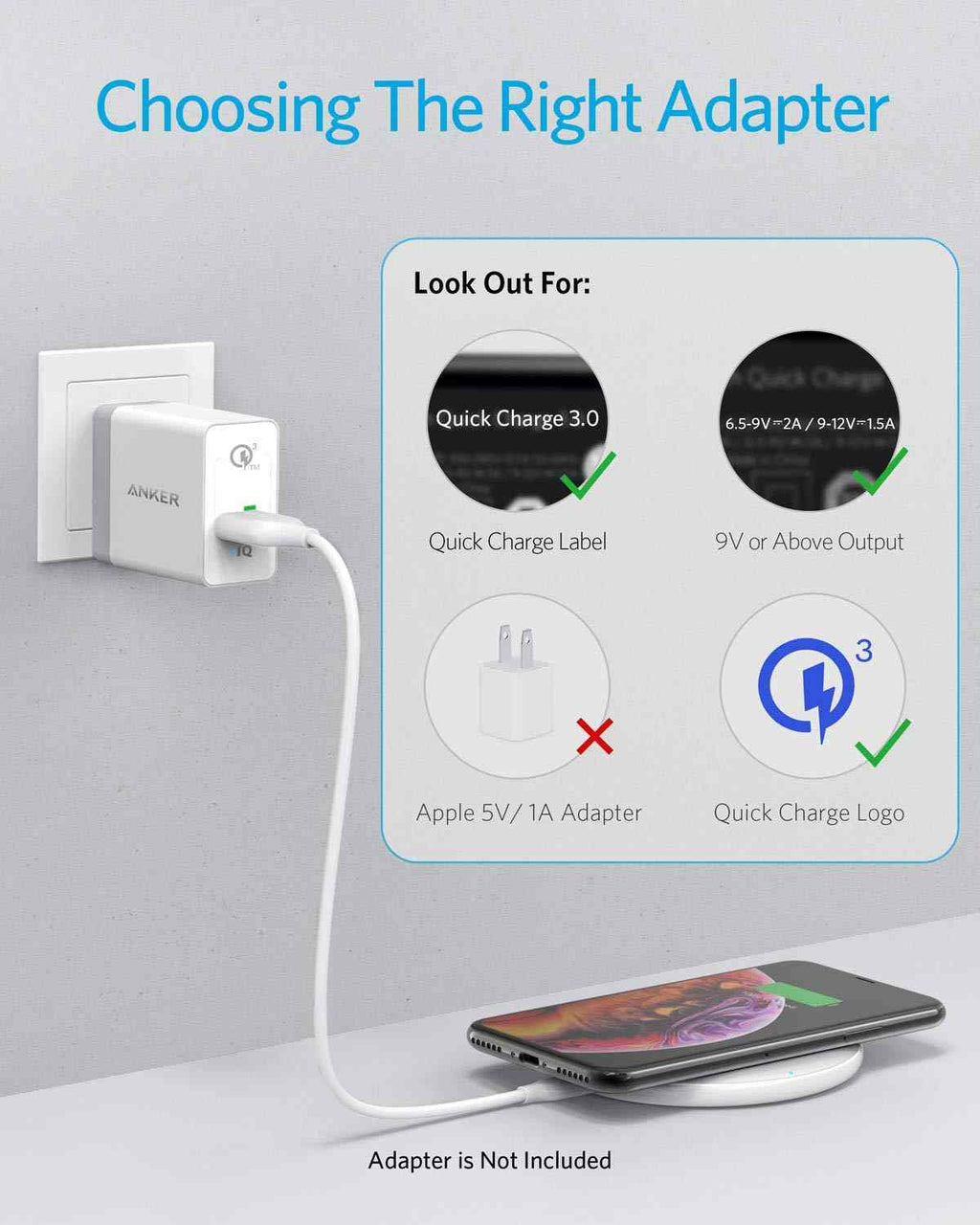 Anker <b>313</b> Wireless Charger (Pad)