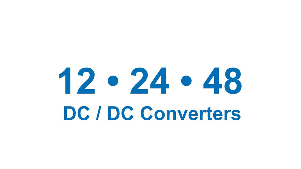 DC DC Converters: step up/down transformers for 12V, 24V & 48V DC-DC