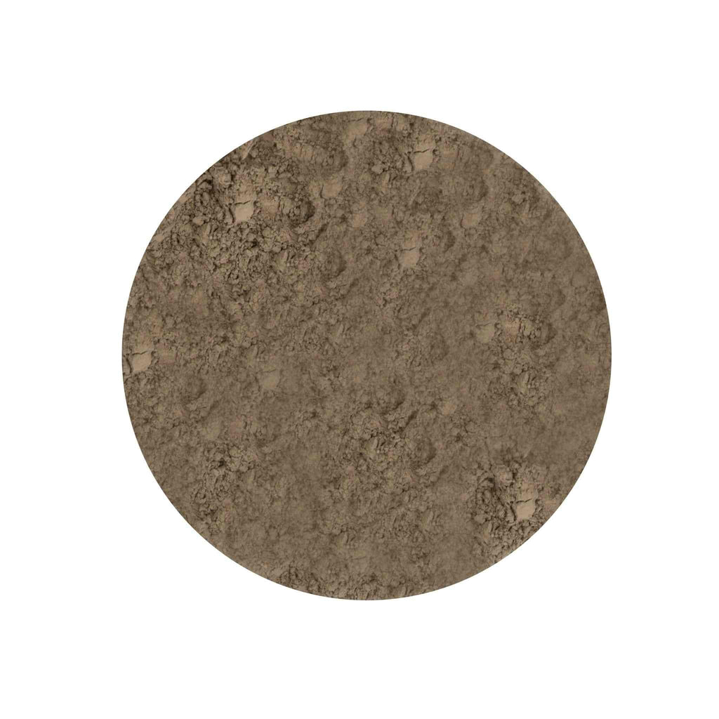 Mineral powder bronzer makeup compact with brush