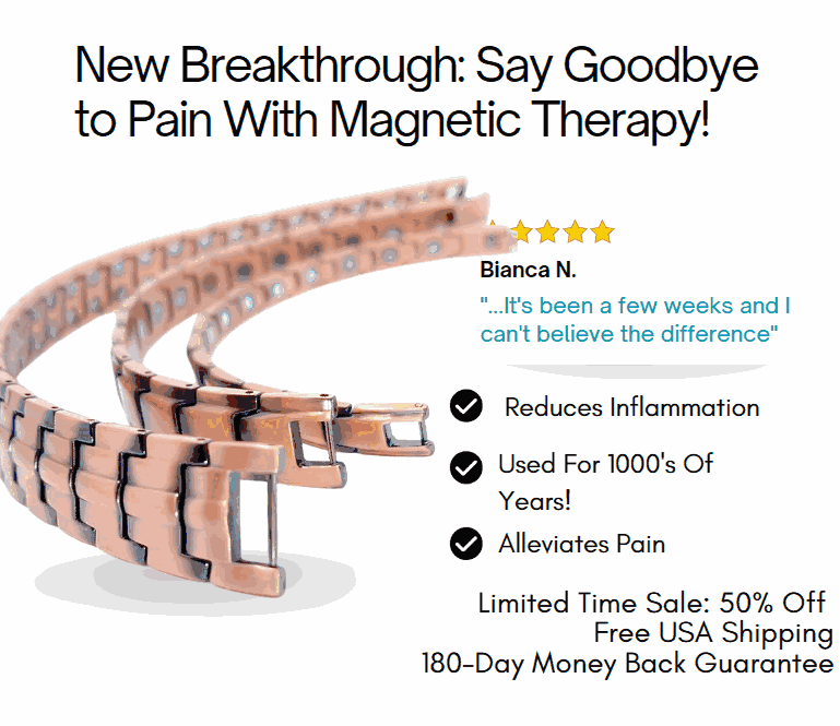 Pure copper EMF defense magnetic bracelet with high-powered magnets for pain relief and circulation boost