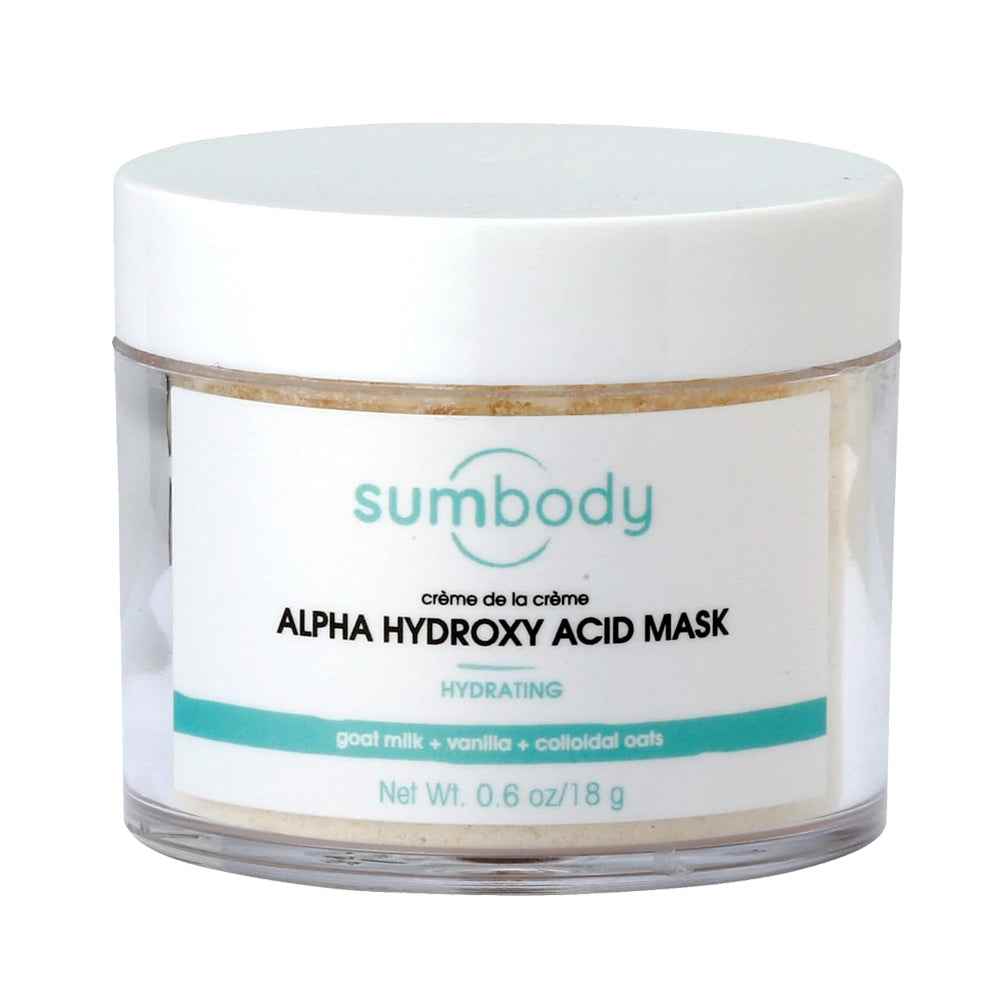Crème de la Crème Alpha Hydroxy Acid Mask powder with hydrating and age-defying ingredients