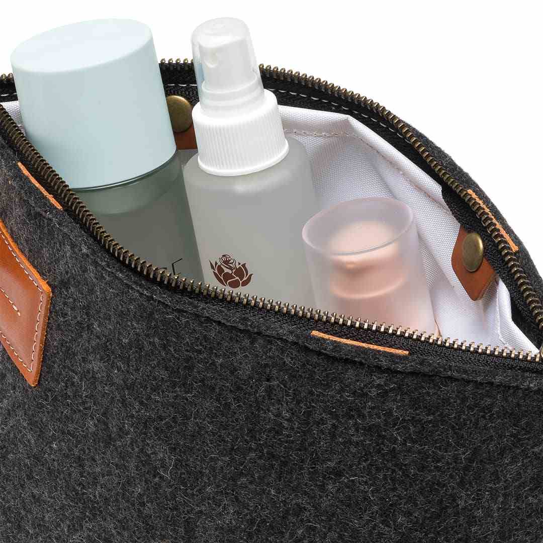 Felt and Leather Travel Kit