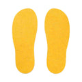 Colorful wool felt insoles for extra cushion and comfort in house shoes