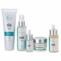 Hydrating collection skincare products for radiant, plumped, and youthful skin in 5 steps