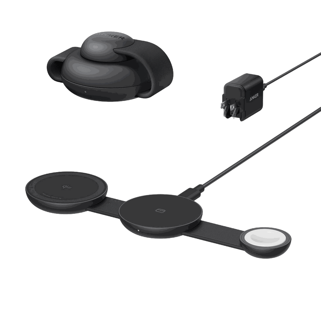 Anker MagGo Wireless Charging Station 3-in-1 foldable pad charging iPhone and Apple Watch fast and portable