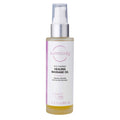 Bottle of Knot a Problem Healing Massage Oil with apricot, jojoba, eucalyptus, ginger, and passionflower oils