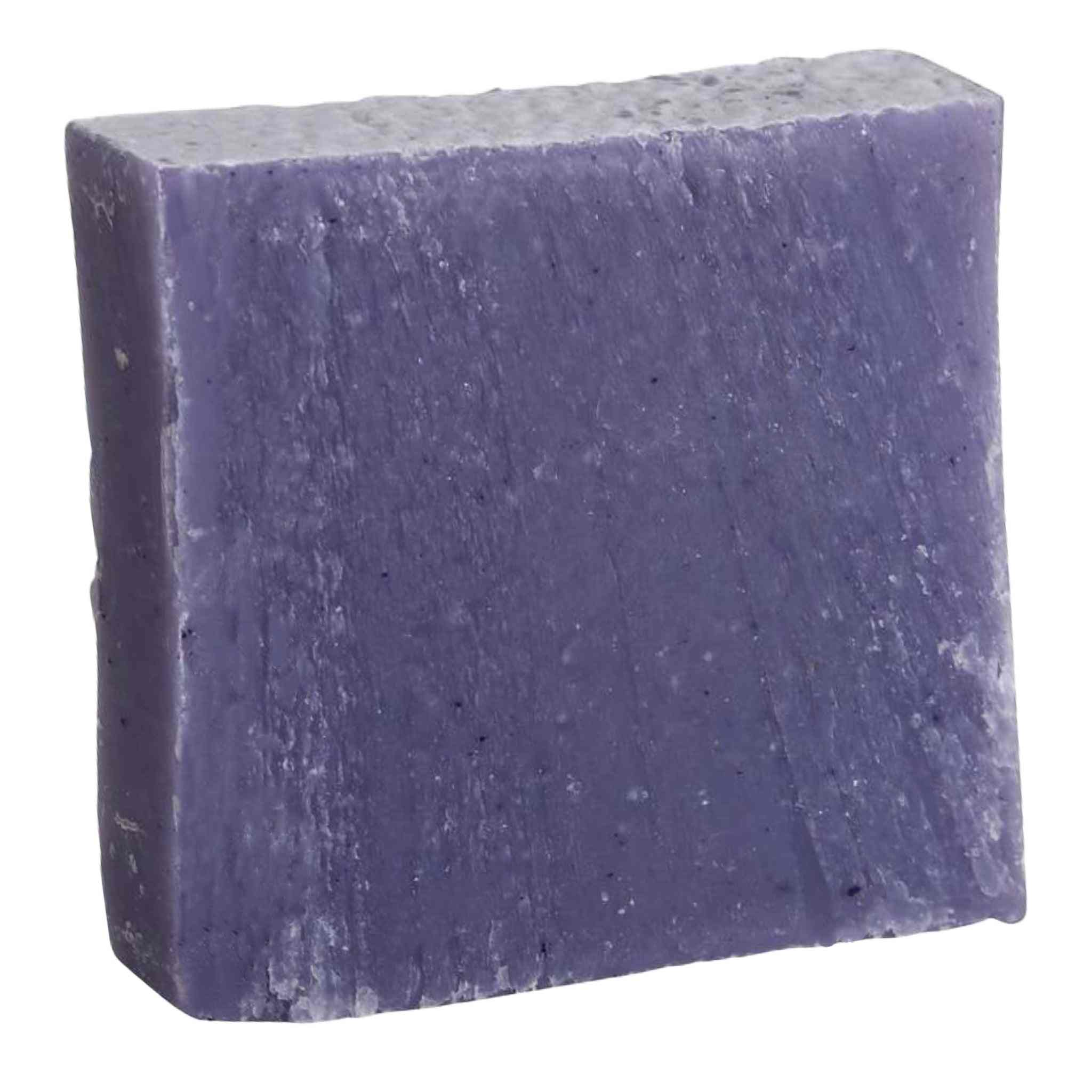 Luscious Lavender natural soap bar with calming lavender and oats for silky soft skin
