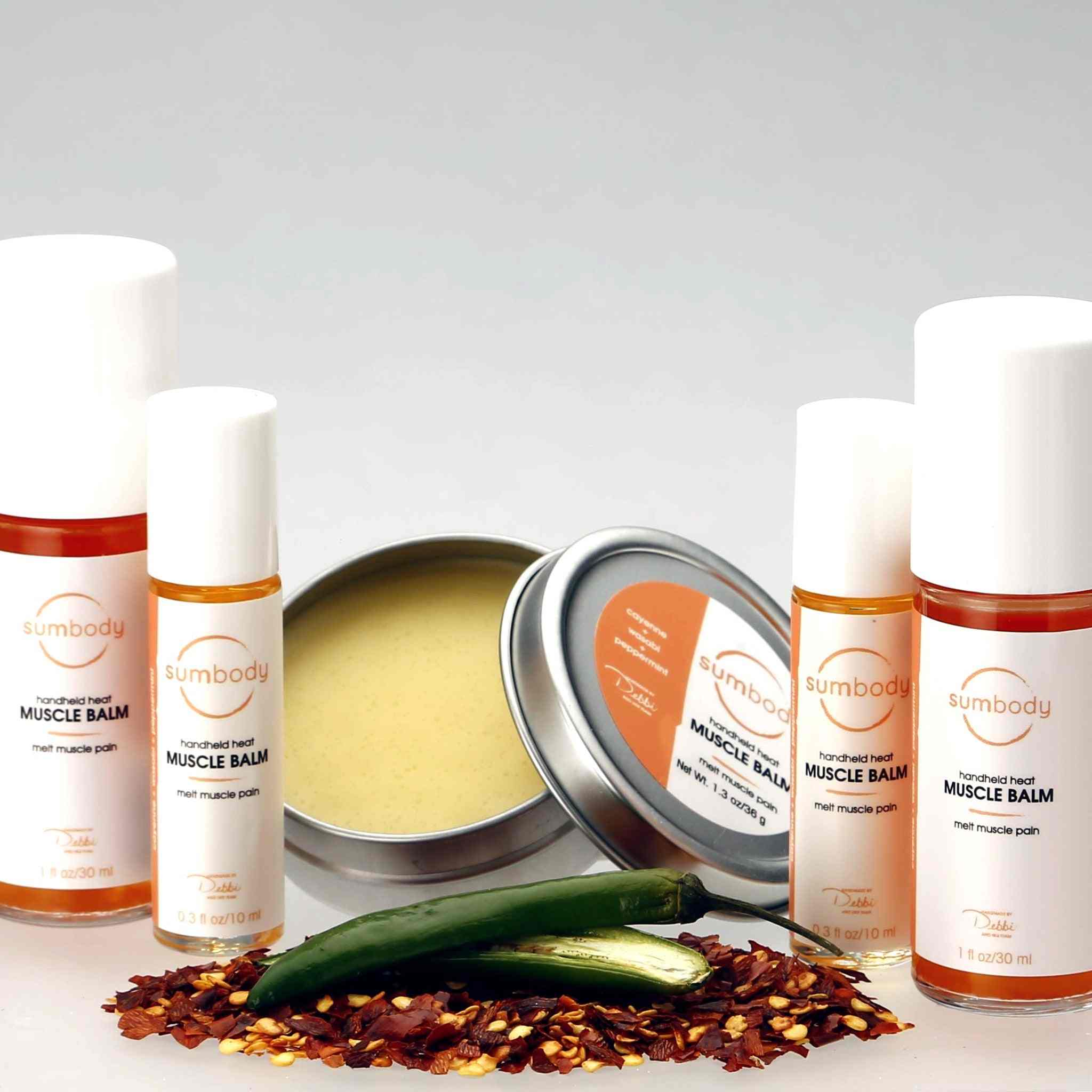 Handheld Heat Muscle Balms