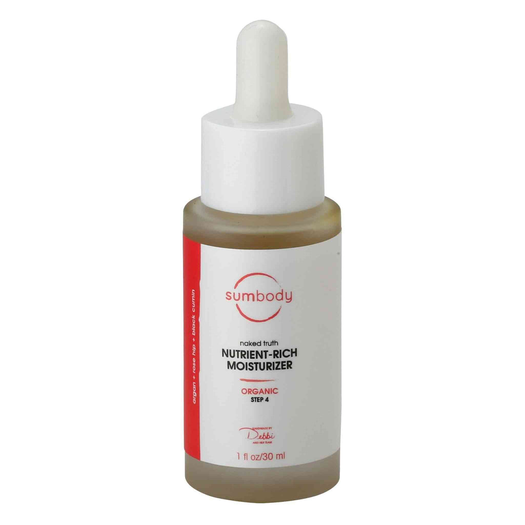 Naked Truth Nutrient-Rich organic face moisturizer with natural oils for radiant skin