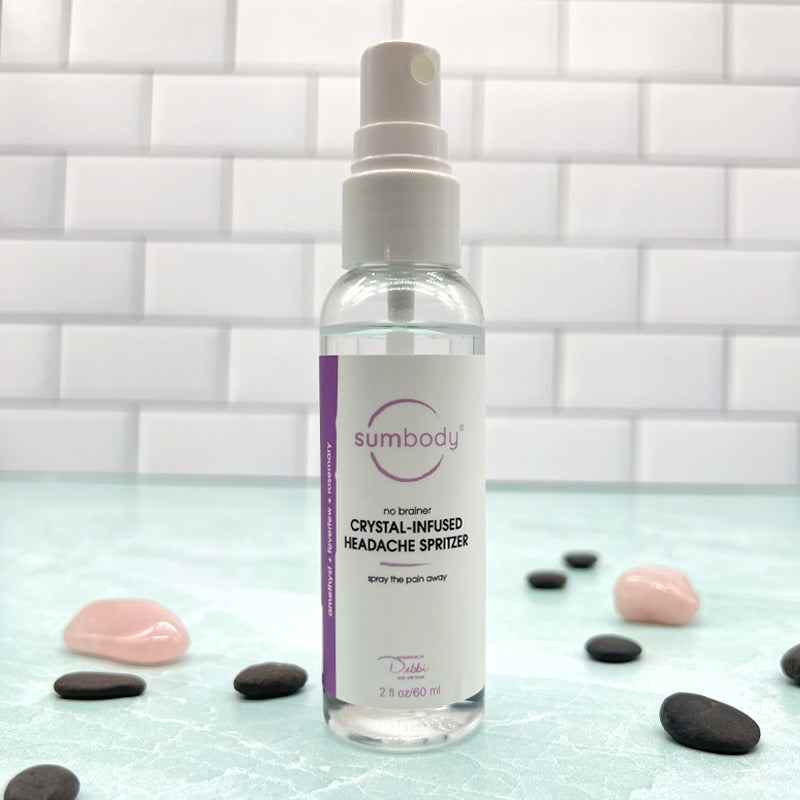 No Brainer Crystal-Infused Headache Spritzer