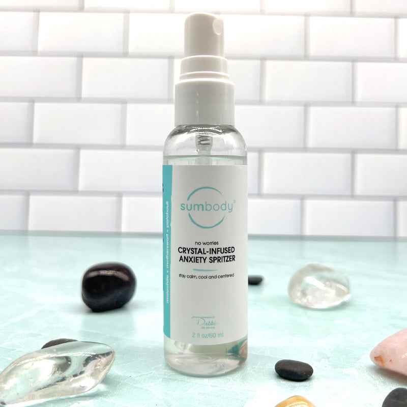 No Worries Crystal-Infused Anxiety Spritzer