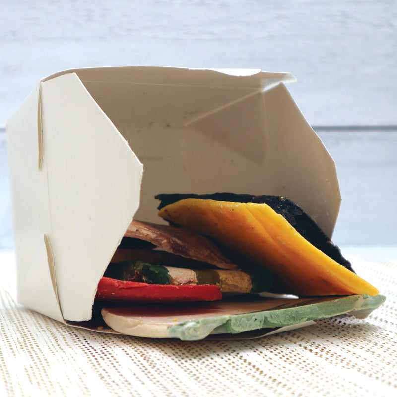 Soap Chunks box with handmade chemical-free soap pieces for natural skin care