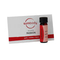 Six Scents Passion logo with vegan certification icon