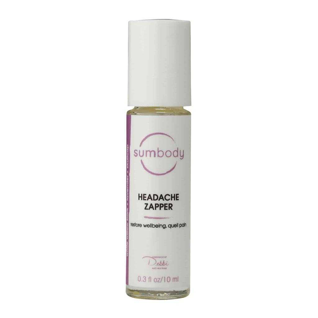 Headache Zapper vegan product icon for herbal essential oil blend relief
