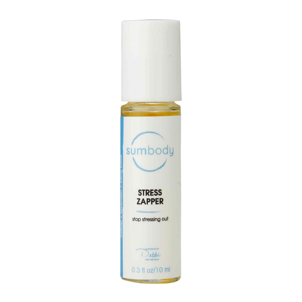 Stress Zapper portable calming botanical and essential oil blend for on-the-go stress relief